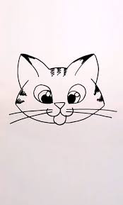 Drawing A Cartoon Tabby Cat Face Cat Face Drawing Kitten Drawing Simple Face Drawing Simple cat, pusheen the cat, and cartoon cat. drawing a cartoon tabby cat face cat