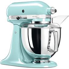 On the bottom of the unit's base, adjacent to the accessory holders. Mixer Tilt Head 4 8l Artisan With Accessories Kitchenaid