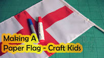 COOL! Making A Paper Flag | Make A Flag Craft Kids - CRAFTIVI