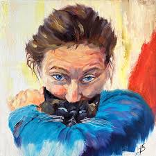 Spring Day in the Neighborhood ORIGINAL Oil Painting