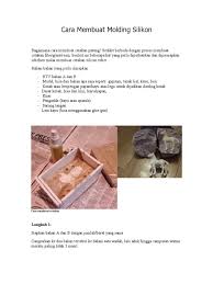 Pembuatan cetakan karet silikon untuk gypsum patung, dalam spesifikasi persis anda dalam beberapa menit dengan memfilter dan menelusuri melalui kotak telusur yang. Cara Membuat Molding Silikon