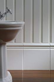 Boiserie By Grazia Ceramic Beadboard Tile Bathroom Decor Beadboard Restroom Design