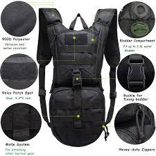 [please check link for bladder: Pin By Camping On Hydration Packs In 2021 Hydration Backpack Emergency Bag Backpacking Packing