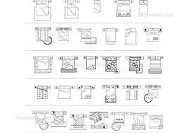 Hair dresser furniture equipment blocks details with plan cad. Beds Plan Dwg Free Cad Blocks Download