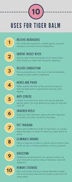 Rex London 10 Surprising Ways To Use Tiger Balm Tiger Balm The Balm Tiger Balm Benefits