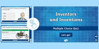 Pipeye, peepeye, pupeye, and poopeye. Inventors And Inventions Multiple Choice Quiz