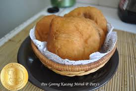 Pau goreng berinti kacang merah. Pau Goreng Inti Kacang Merah Patyskitchen