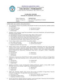 Kunci jawaban ulangan harian bab 1 sosiologi kelas 12. Ulangan Harian Bab 2 Kelas Xii Portrait