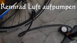 How To Rennrad Luft Aufpumpen Rennrad Luftdruck Fahrrad Rennradreifen Aufpumpen Youtube