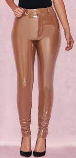 Pin By Hiếu Nguyễn On Leggings Vinyl Trousers Wet Look Leggings Shiny Leggings