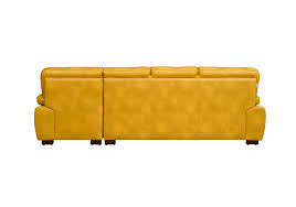 There's the sunset yellow which is light and bright and very cheerful and also the mustard yellow which is darker and very rich. Buy Cosmos Lounger Lhs Sofa In Mustard Yellow Colour At Best Price