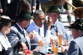 G7 summit 2015 g7, das ist eine verantwortungsgemeinschaft G7 Gipfel In Elmau Obama Trinkt Weissbier Demonstranten Blockieren Politik Stuttgarter Zeitung