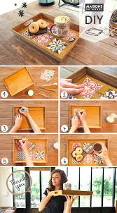 Comment Customiser Un Plateau En Bois Plateau Bois Artisanat Bricolage Fait Maison