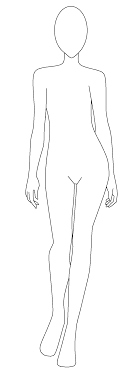 Essentials fashion sketchbook 366 figure templates to create your. Female Template By Pixieninfea10 On Deviantart