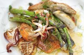 Mixed Fish Fish Recipes Jamie Oliver Recipes Recipe Fish Recipes How To Cook Asparagus Salmon And Asparagus