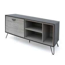 Enjoy the ample storage offered by west elm's media storage cabinets. Dorrin Mid Century Wooden Tv Stand Sonoma Gray Oak Brown Christopher Knight Home Target