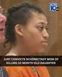 After a 16-day trial, a Schenectady County jury has found Persia Nelson  guilty of killing her 10-month-old daughter in March 2024.  https://www.news10.com/news/crime/jury-convicts-schenectady-mom-of-killing-10-month-old-daughter/?utm_medium  ...