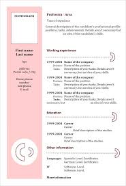 Chronological Resume Template Free Resume Templates 4 Nurse ...