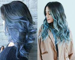 Electric blue highlights for brunettes. Dark Blue Hair Colour Highlights Novocom Top