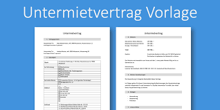 Maybe you would like to learn more about one of these? Untermietvertrag Vorlage Schweiz Kostenlose Word Vorlage Vorla Ch