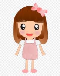 Girl Female Cute People Dress Pink Anak Kecil Perempuan Animasi Free Transparent Png Clipart Images Download