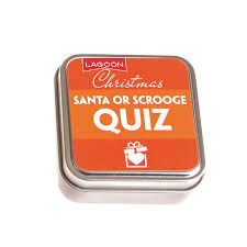 What's the best kind of gifts that your friends could give you? Lagoon Santa Or Scrooge Christmas Quiz Table Top Game Novelty Family Xmas Gift 5037479347997 Ebay