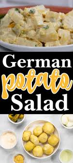 This German Potato Salad Recipe Is Easy And Delicious Tender Potatoes Are Combined With Pr In 2020 German Potato Salad Recipe Potatoe Salad Recipe German Potato Salad