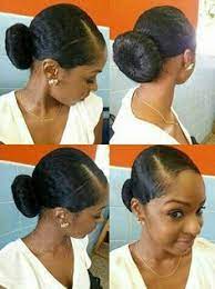 Slick Low Bun Natural Hair Styles Natural Hair Inspiration Natural Hair Beauty