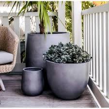 Custom outdoor fountain flower pot large planting pots white planters clearance. Planters Hangers Stands Shop Online At Overstock