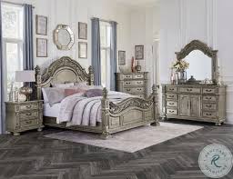 Furniture old world collection the traditional design of old world is inspired primarily by classic european styles of antiquity. Catalonia Platinum Gold Poster Bedroom Set From Homelegance Coleman Furniture
