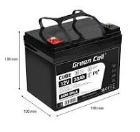 Green Cell® AGM 12V 33Ah VRLA Battery Gel deep cycle scooter mower boat  barge mower tractor fishing boat