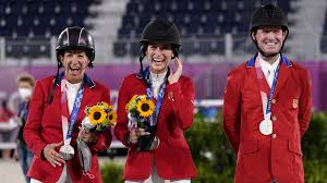Final at equestrian park at the tokyo 2020 olympics on saturday. 5uvqsqrulxyl1m