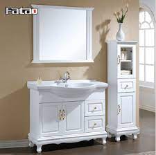 Whether you're searching for a traditional, vintage, or modern look, a stylish vanity is essential to helping the room shine. China 39 Inch Bathroom Vanity With Side Cabinet China Vanity Vanity Cabinet