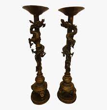 Antique chinese brass candle holders. Fabulous Antique Chinese Bronze Temple Candle Holders Antique Chinese Vintage Brass Candle Holders Hd Png Download Transparent Png Image Pngitem