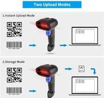 NSL8 Wireless 2D Barcode Scanner - Handheld QR Bar Code Reader Scan PD
