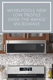 low profile microwave hood combination