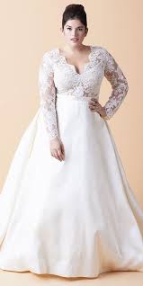 27 Graceful Plus Size Wedding Dresses Wedding Dresses Guide Plus Size Wedding Dresses With Sleeves Plus Wedding Dresses Wedding Dress Long Sleeve