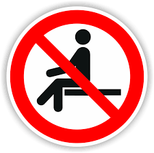 Scopri ricette, idee per la casa, consigli di stile e altre idee da provare. Verbot Sitzen Verboten Schild Oder Aufkleber