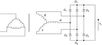 3 phase bridge rectifier circuit diagram. Three Phase Bridge Rectifier An Overview Sciencedirect Topics