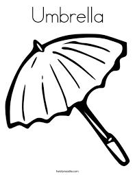 It is enough to print the images and paint the world around you with bright colors. Umbrella Coloring Page Twisty Noodle