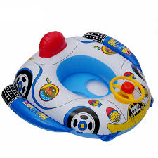 Inflatable Baby Swimming Pool Floats, Car Shaped Swim Seat Ring Children  Water Float Boat Water Toys for Toddler Infant Boys Girls Pool Floaties  Cute Boat Summer Beach Outdoor Play - Walmart.com