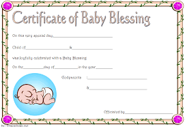 Free Baby Blessing Certificate Template 3 Baby Dedication Certificate Baby Dedication Baby Blessing