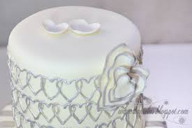 See more ideas about silver cake, wedding cakes, beautiful cakes. Silver And White Engagement Desserts Haniela S Recipes Cookie Cake Decorating Tutorials