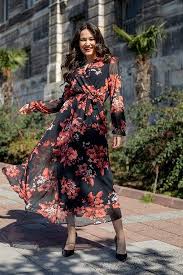 Desenli Elbiseler Denizbutik Com Uzun Elbise Elbise The Dress