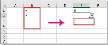 How To Add Tick And Cross Symbols Into Drop Down List In Excel
