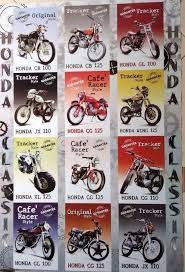 12 motorcycle honda classic wall art poster home office decorate brand new
