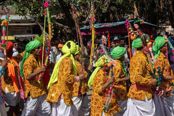 Indian Village Culture and Traditional Dress of Tribals during Bhagoria Folk Festival Editorial Stock Photo - Image of jhabua, woman: 367916578