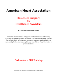 Das problem schwere kindernotfälle sind selten sie sind. Pdf American Heart Association Basic Life Support For Healthcare Providers Bls Course Study Guide Review Performance Cpr Training Dwi Meiyola Nadeak Academia Edu