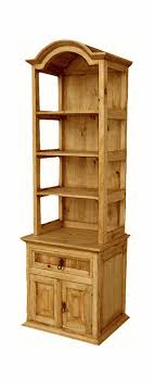 The foxcroft curved end curio by pulaski boasts old world charm with a modern look. Wood Curio Cabinet Pine Curio Cabinet And Rustic Curio Cabinet