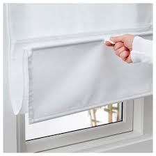 Ringblomma Jaluzele Romane Alb 140x160 Cm Ikea Ikea Roman Blinds Curtains With Blinds Blinds For Windows